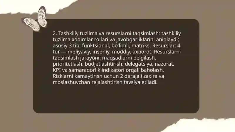 Strategik rejalashtirish va maqsadlarni belgilash 4
