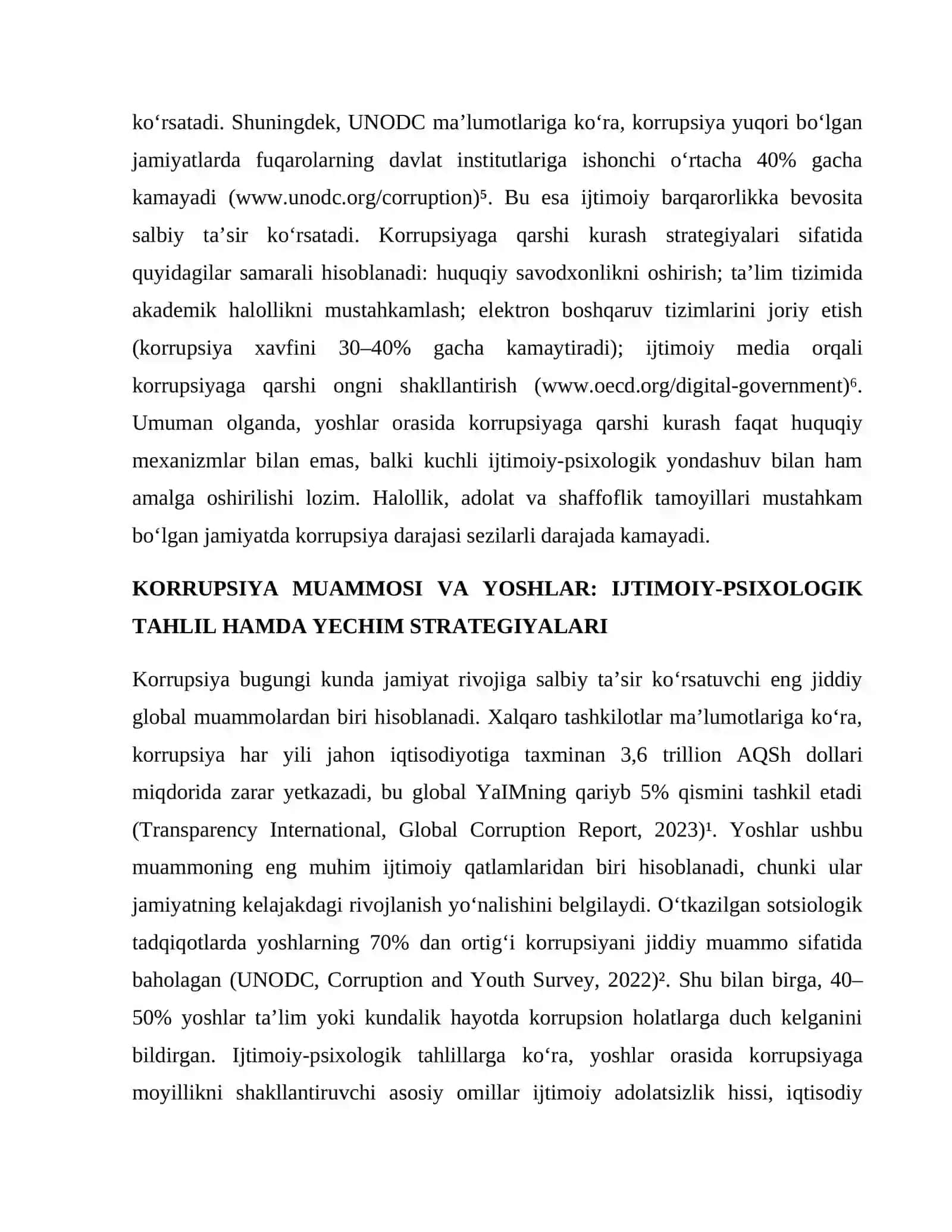YOSHLAR VA KORRUPSIYA 4