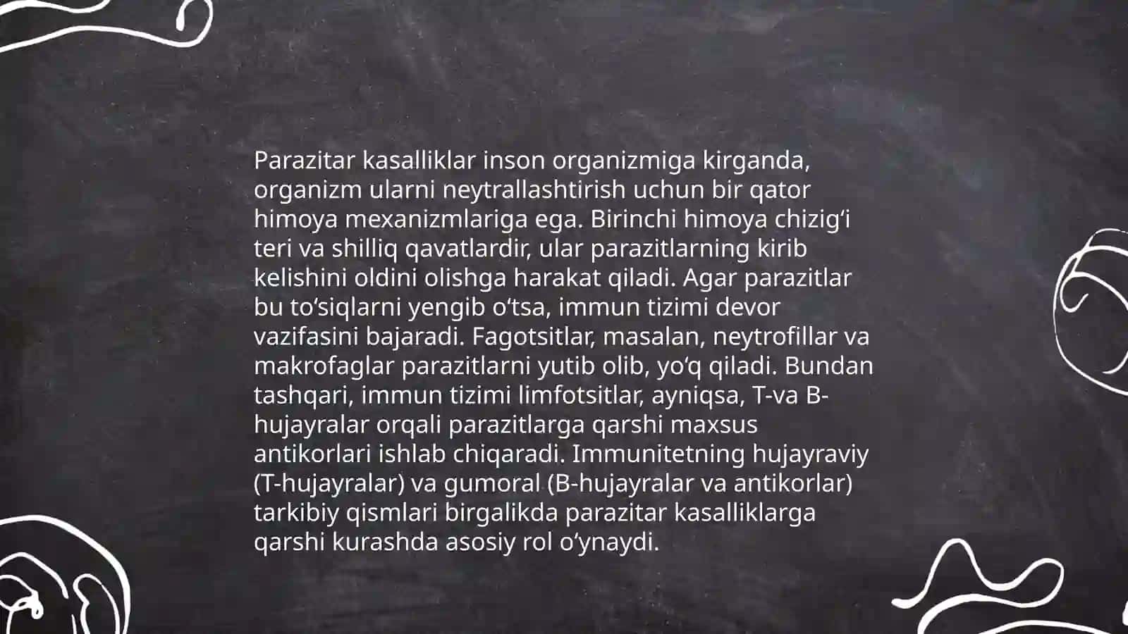 Immunitet Tizimi va Zamburug'li va Parazitar Kasalliklar 4