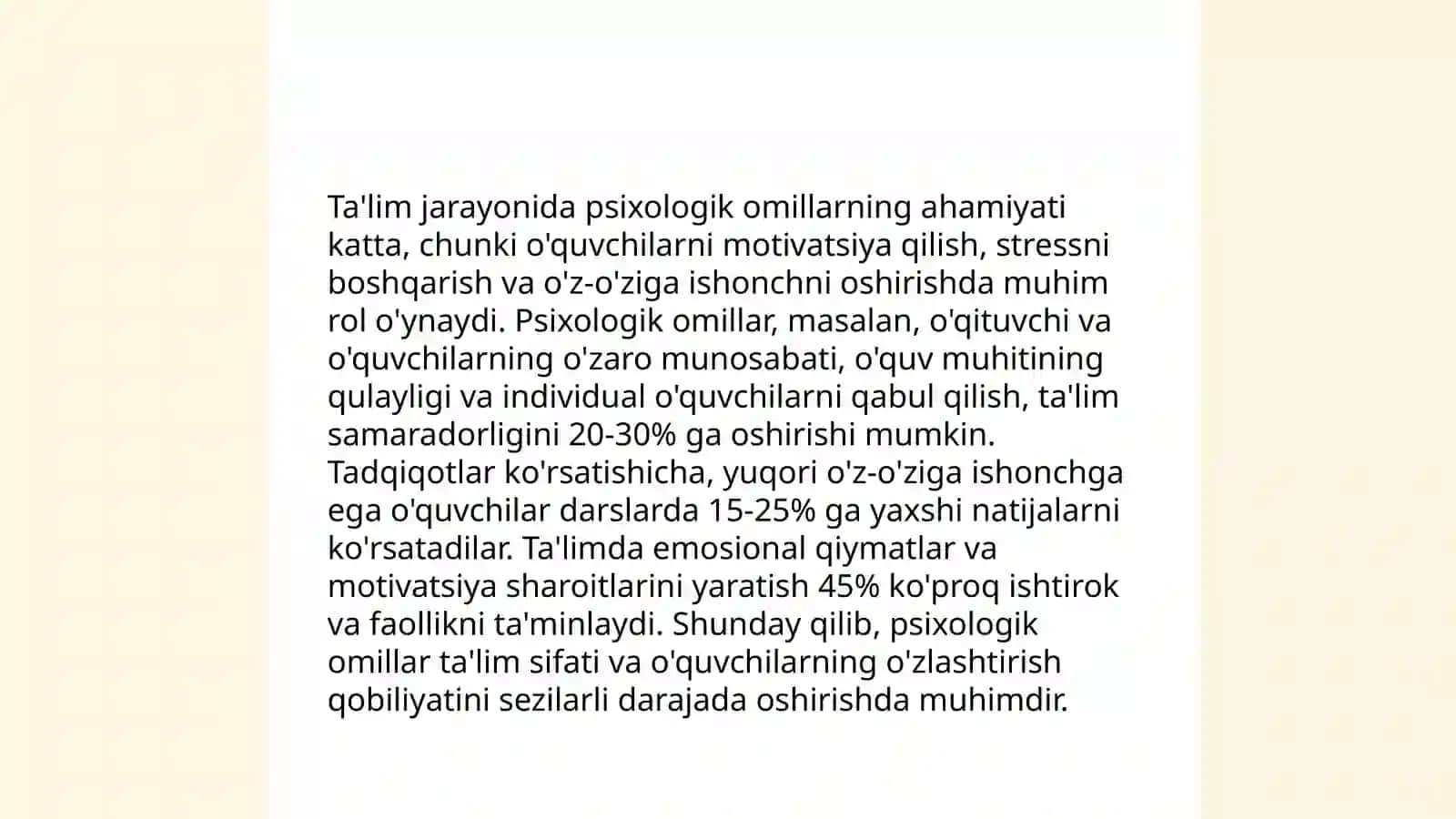 Ta'lim texnologiyalarining zamonaviy yo'nalishlari 4