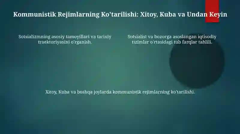 Sotsializmning Mo'ziyati va Ko'rsatgichlari 4
