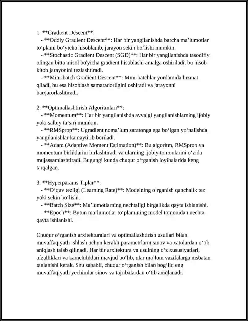 SUNʼIY INTELLEKT SOHASIDAGI TADQIQOTLARNING YOʻNALISHLARI 4
