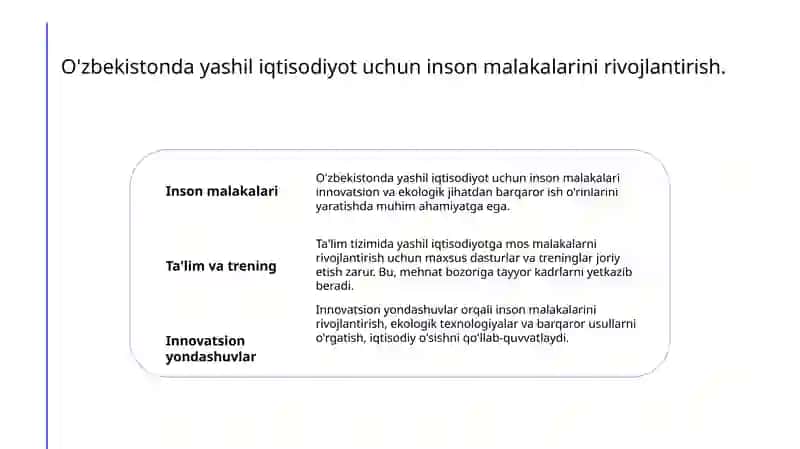 Yashil iqtisodiyot va inson kapitali 4
