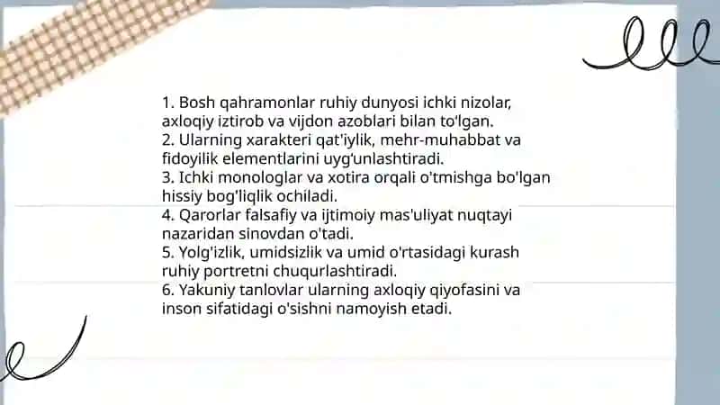 Chingiz Aytmatov Qiyomat asari tahlili 4