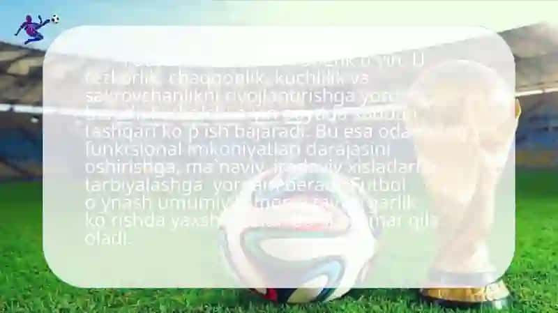 Futbol o'yini qoidalari va rivojlanish tarixi 4