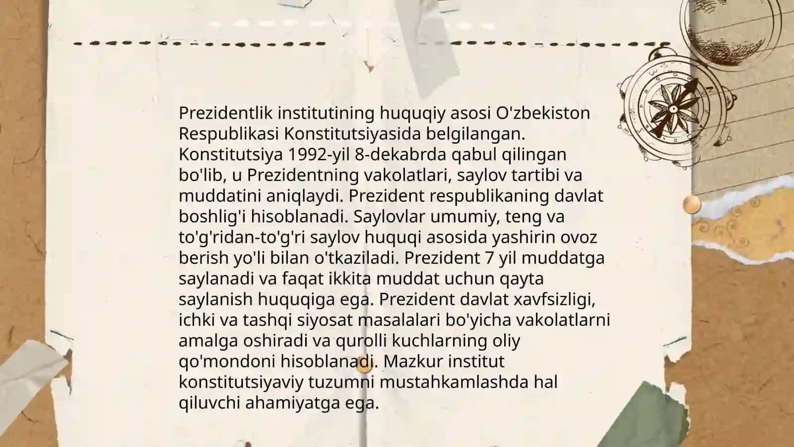 Oʻzbekiston Respublikasida Prezidentlik institutining joriy etilishi 4
