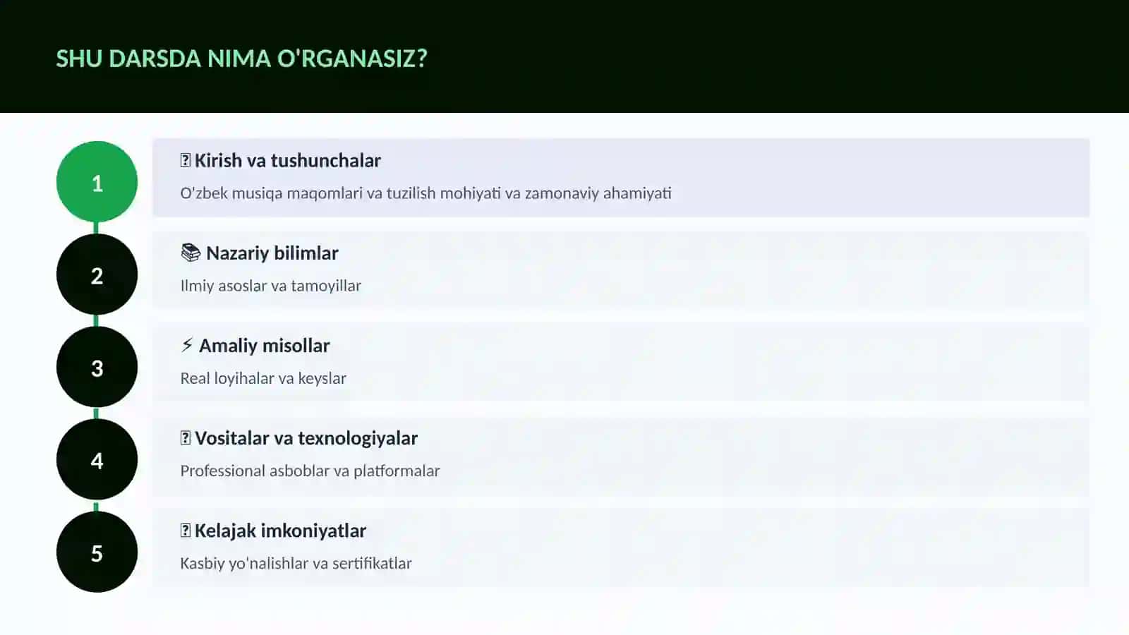 O'zbek musiqa maqomlari va tuzilish 4