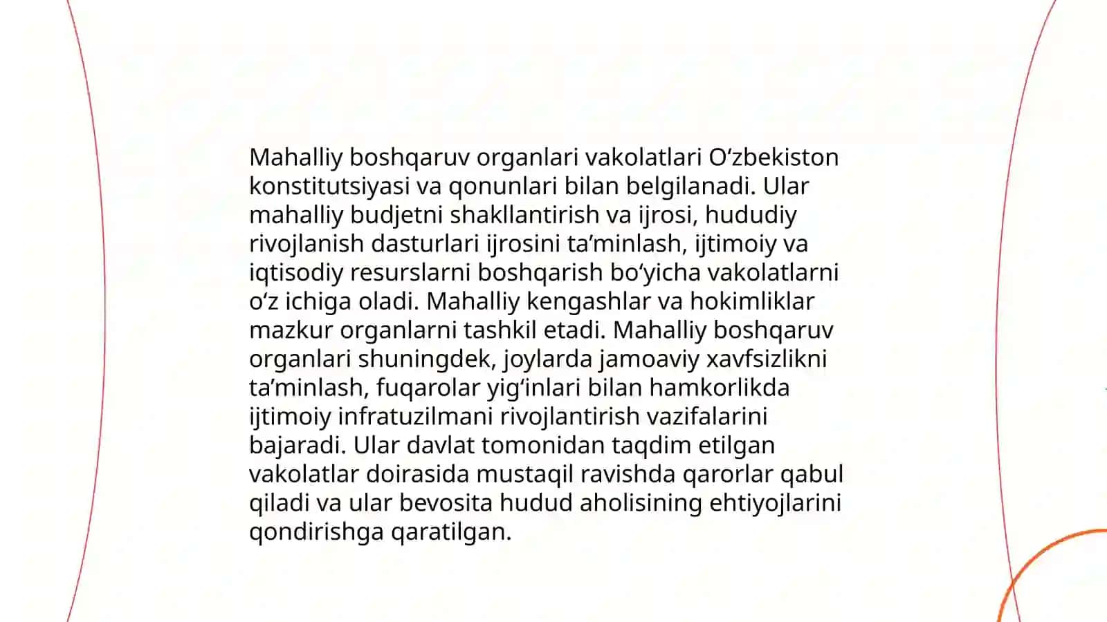 Mahalliy boshqaruvni tashkil etishning konstitutsiyaviy asoslari 4