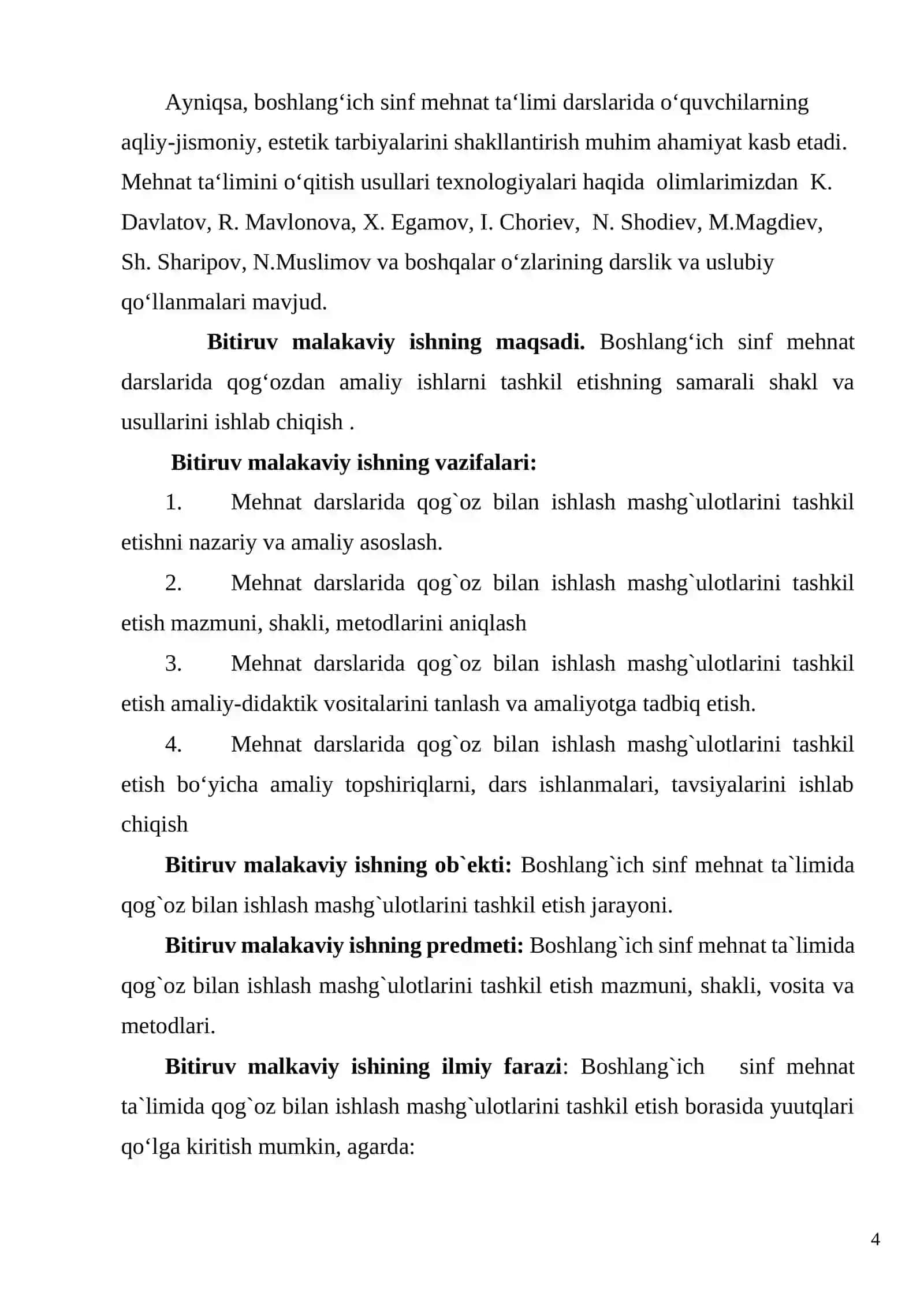 Boshlang`ich sinf mehnat darslarida qog`ozdan amaliy ishlar 4
