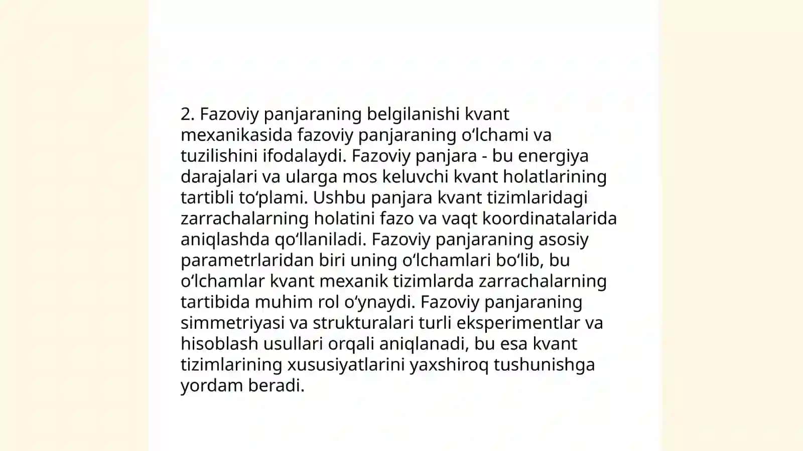 Kristallarning fazoviy panjarasi 4