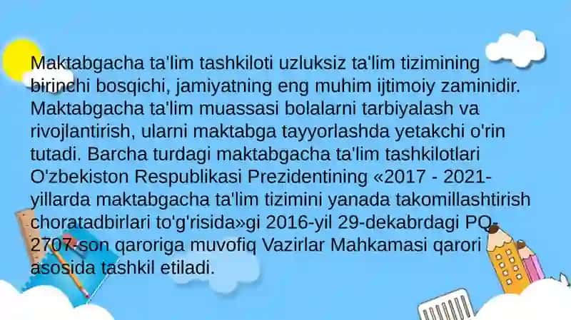 Maktabgachata'lim tashkiloti-maktabgachayoshdagibolalarijtimoiytarbiyamaskani 4