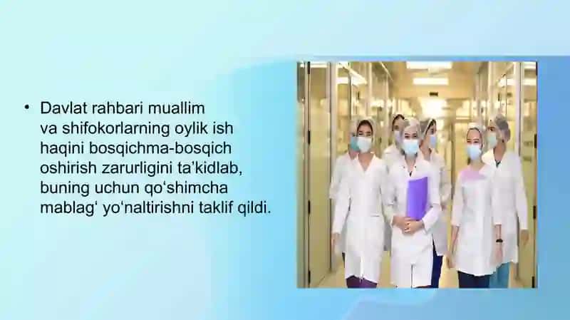 Tibbiyot sohasidagi islohatlar 4
