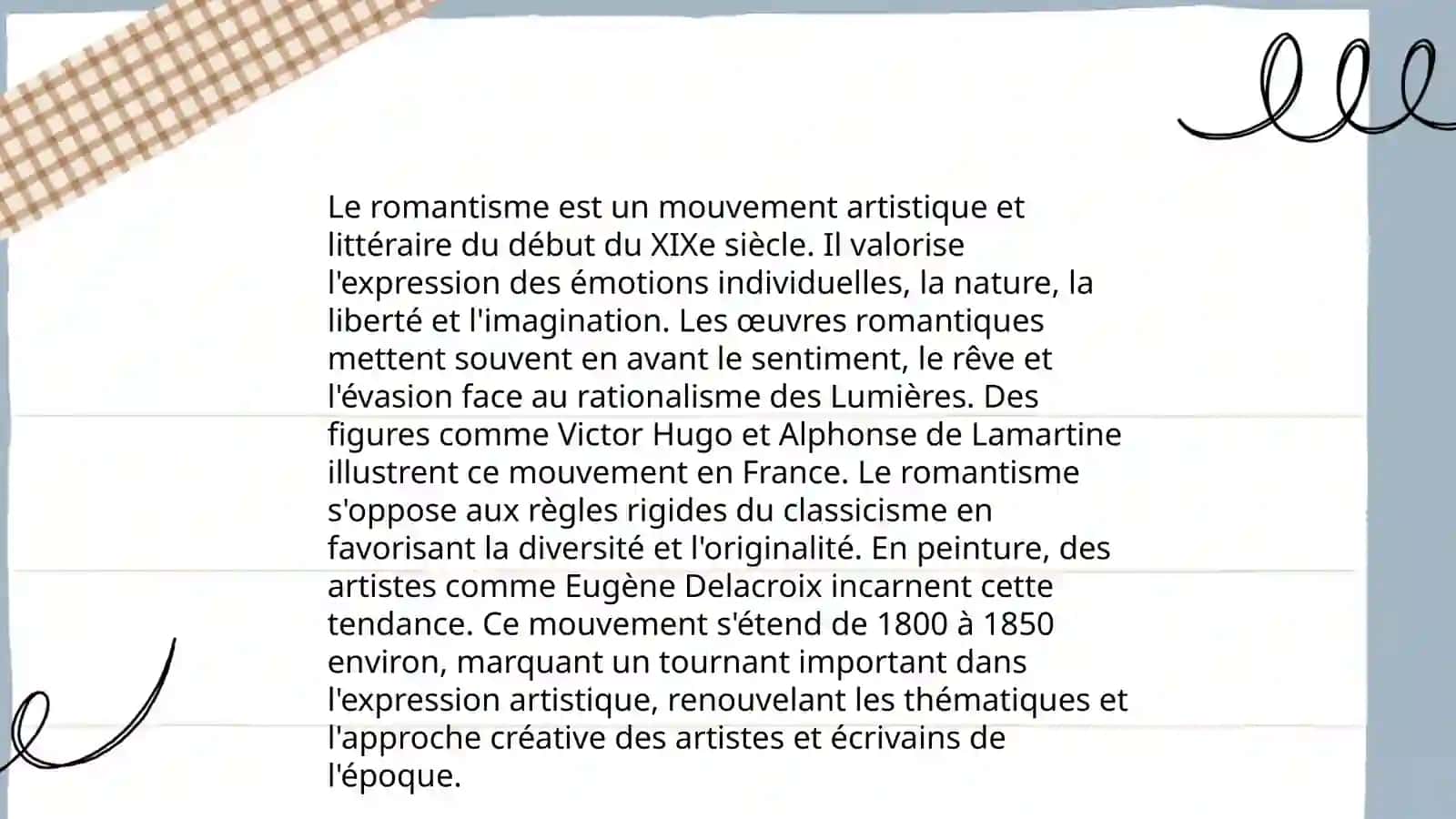 Le romantisme et le réalisme dans la littérature français 4