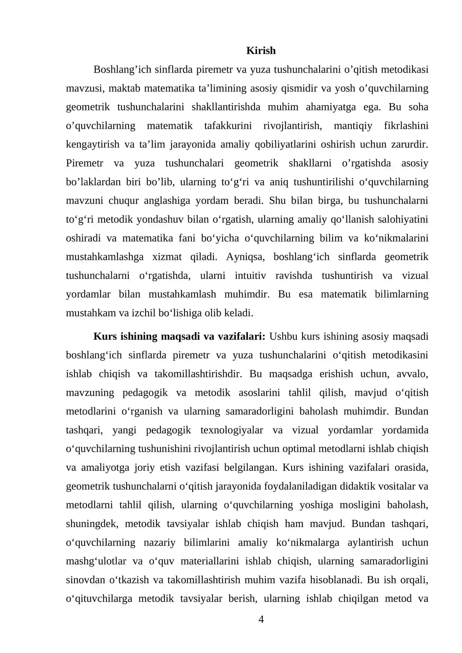 Boshlang’ich sinflarda piremetr va yuza tushunchalarini o’qitish metodikasi 4