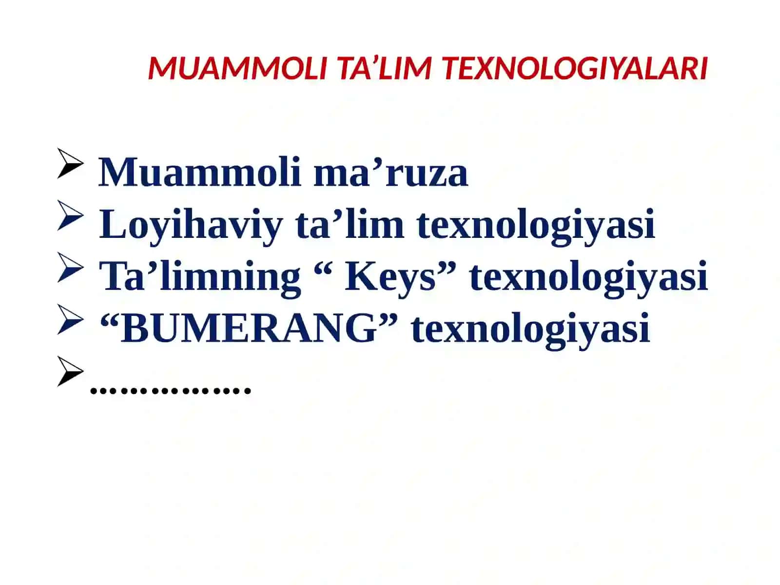 Fizikavaastronomiyao’q’uv mavzulariga pedagogik texnologiyalarni q’o’llash usullari. Fizikavaastronomiyadankeyslar ishlab chiq’ish va ularni o’q’uvga joriy q’ilish metodikasi 4