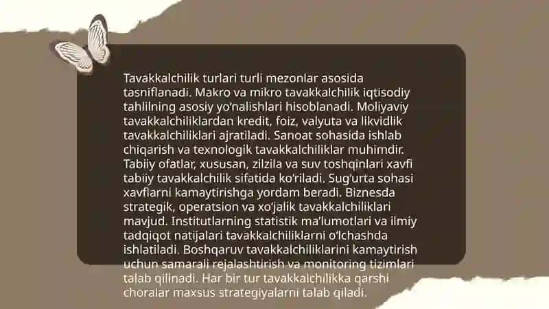 Sugʻurta va tavakkalchilikni boshqarishning mohiyati 4
