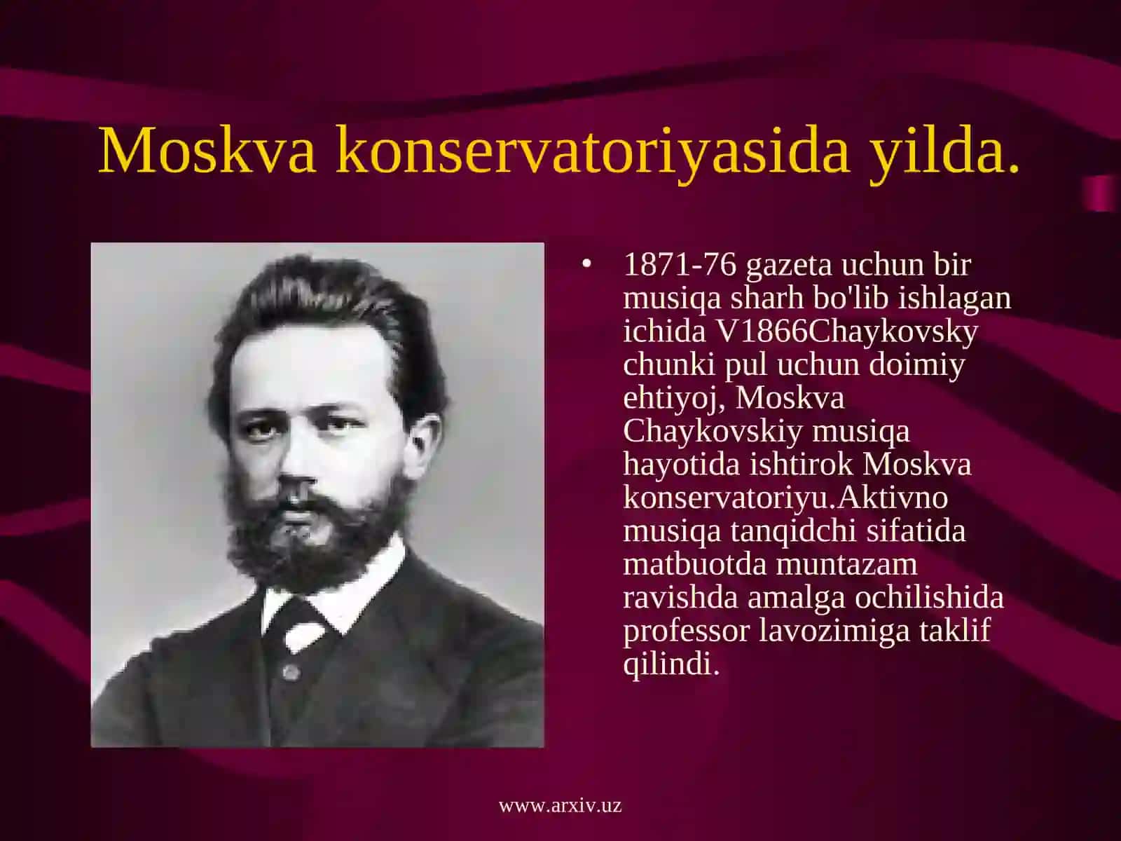 Chaykovskiy ijodiga bir nazar 4
