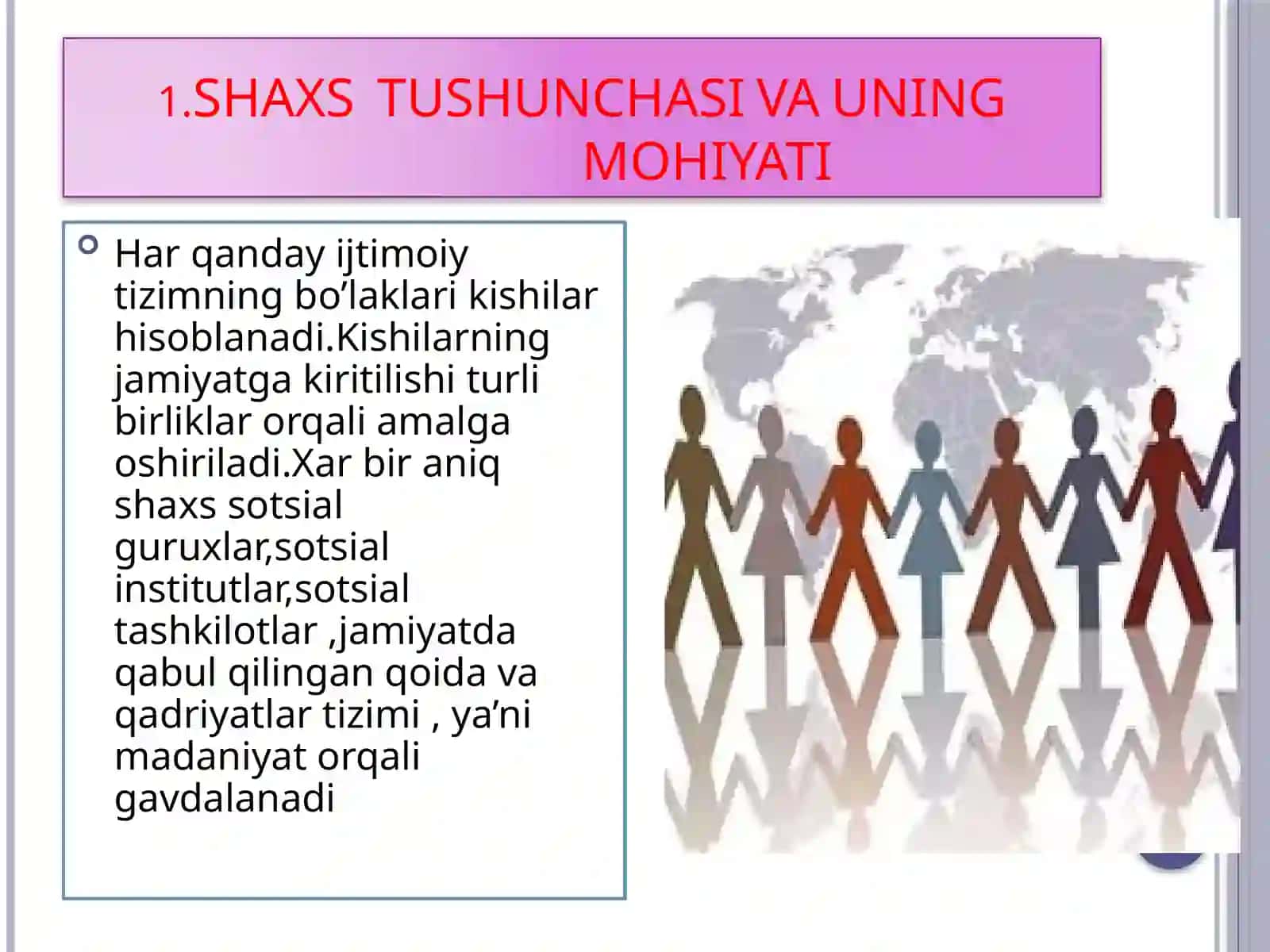 Deviant xulq atvor tushuncha turlari va sabablari. Ijtimoiy nazorat mexanizmlari. 4