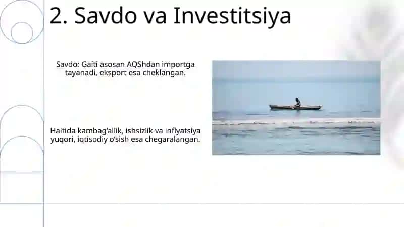 Gaiti makroiqtisodiy ko'rsatkichlari va ularning tahlili 4