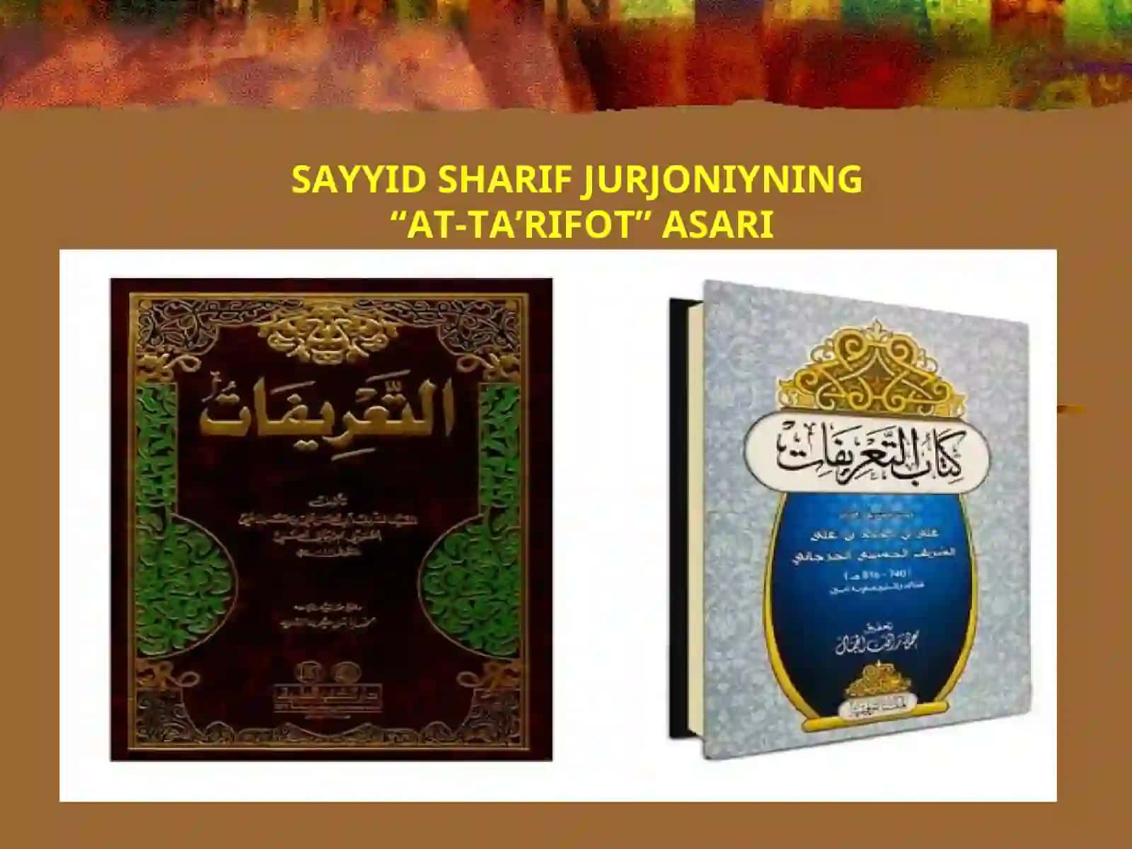 SAYYID HARIF JURJONIYVA UNING MA’DANIY MEROSI 4