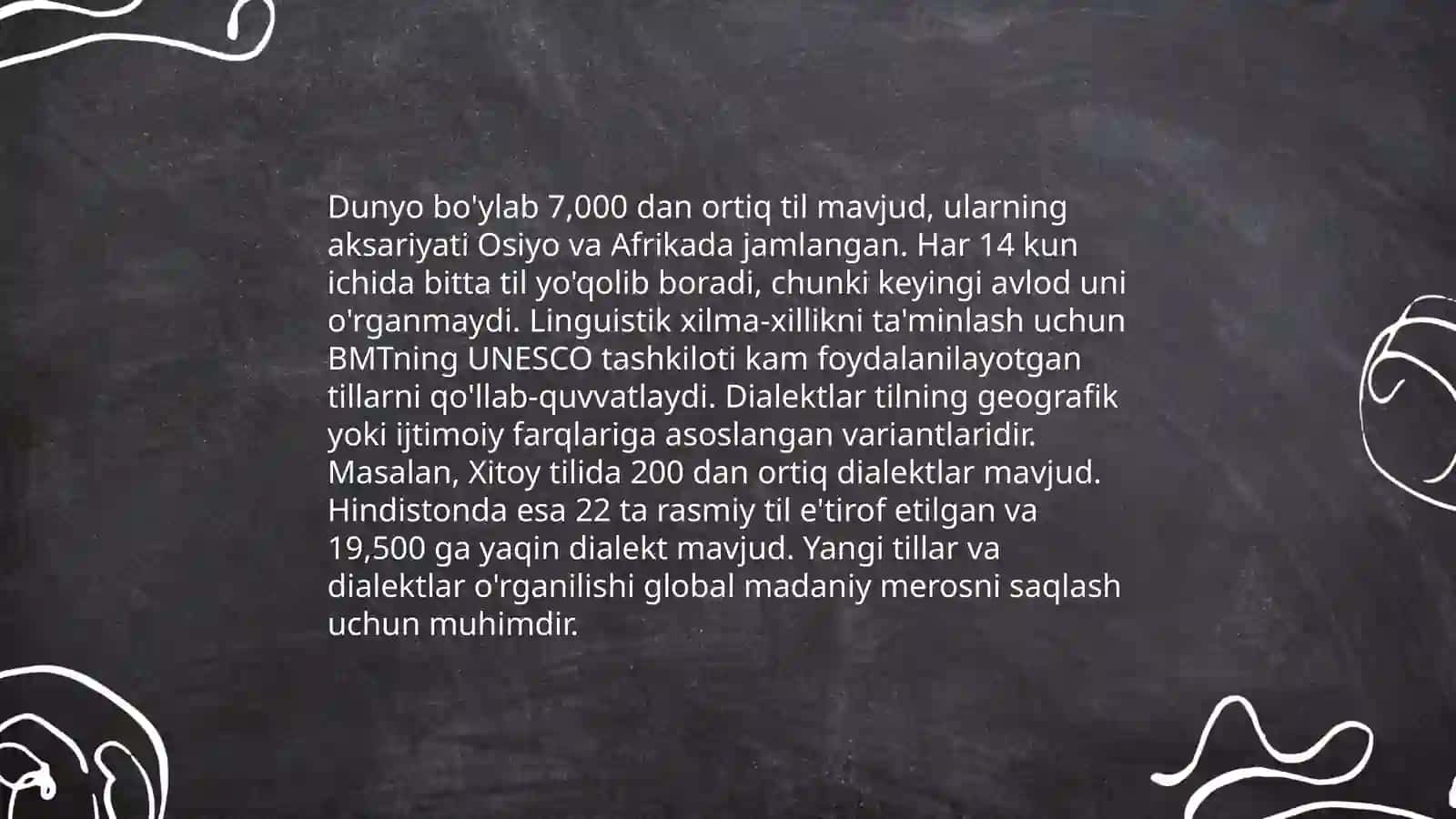 Dunyo xalqlari ma'daniyatudagi umumiy farqlar 4