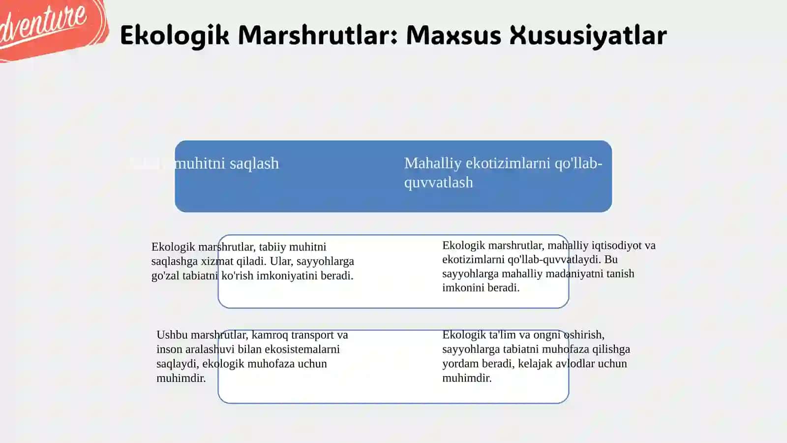 Ekologik Marshrutlar va Turistik Marshrutlar 4