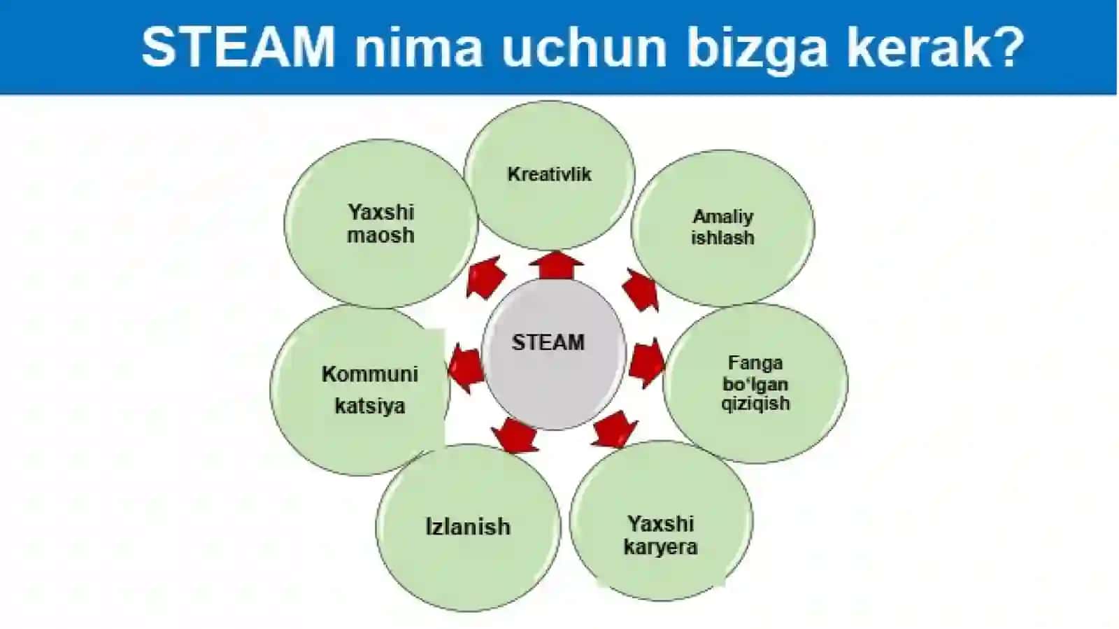STEAM TA’LIMINING UMUMIYASOSLARI, PREDMETI MAQSADI VA VAZIFALARI 4