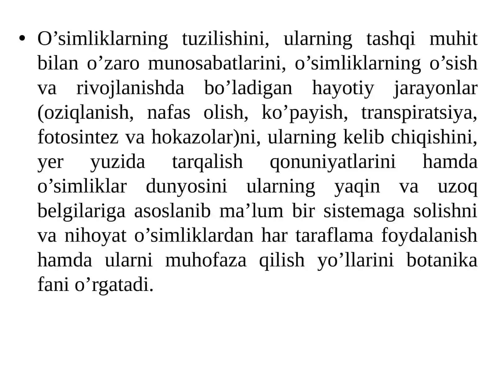 BOTANIKA FANIGA KIRISH 4