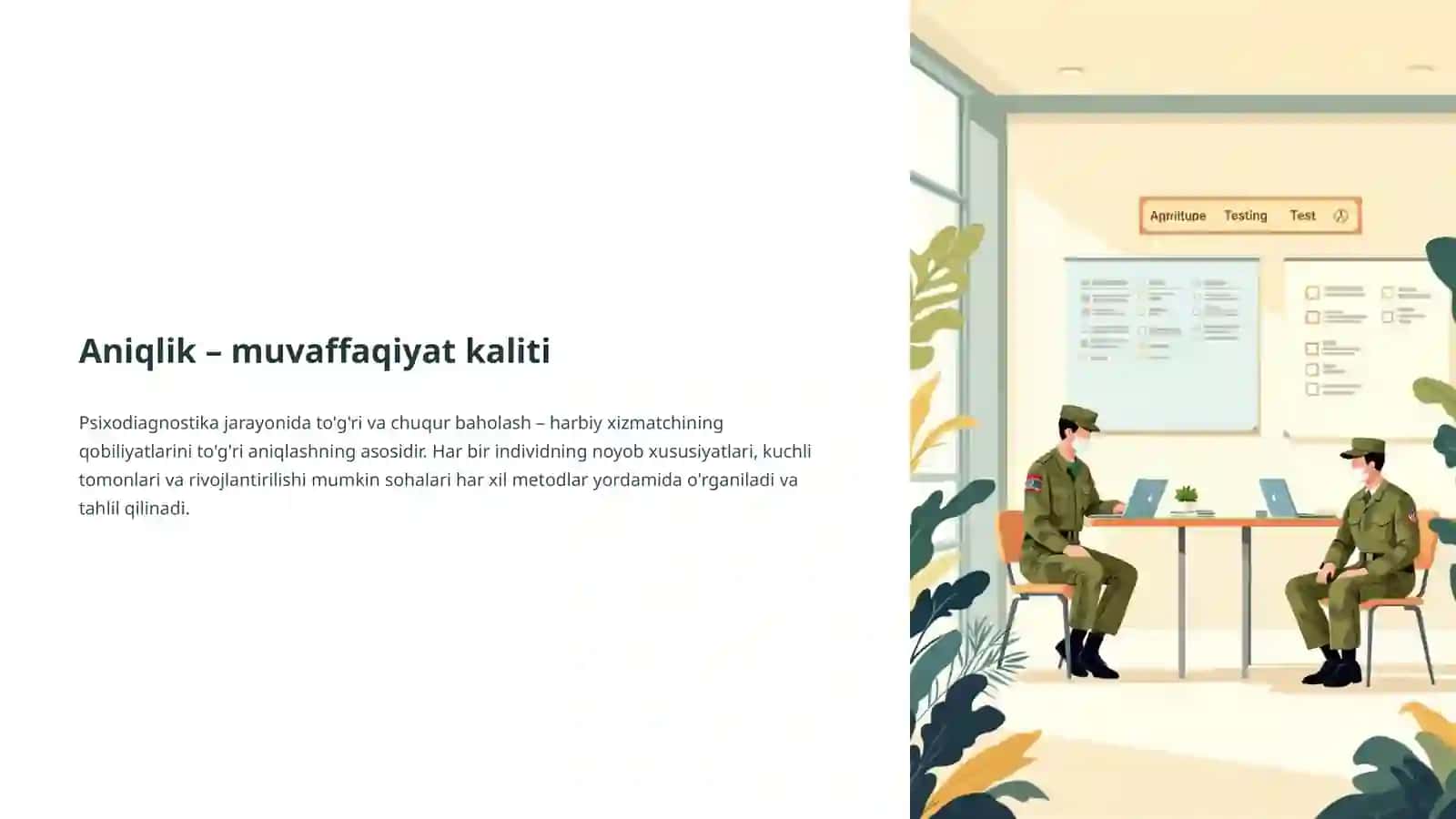 Harbiy xizmatchilarda qobiliyatlarning shakllanganligini aniqlash metodlari va rivojlantirish yo'llari 4