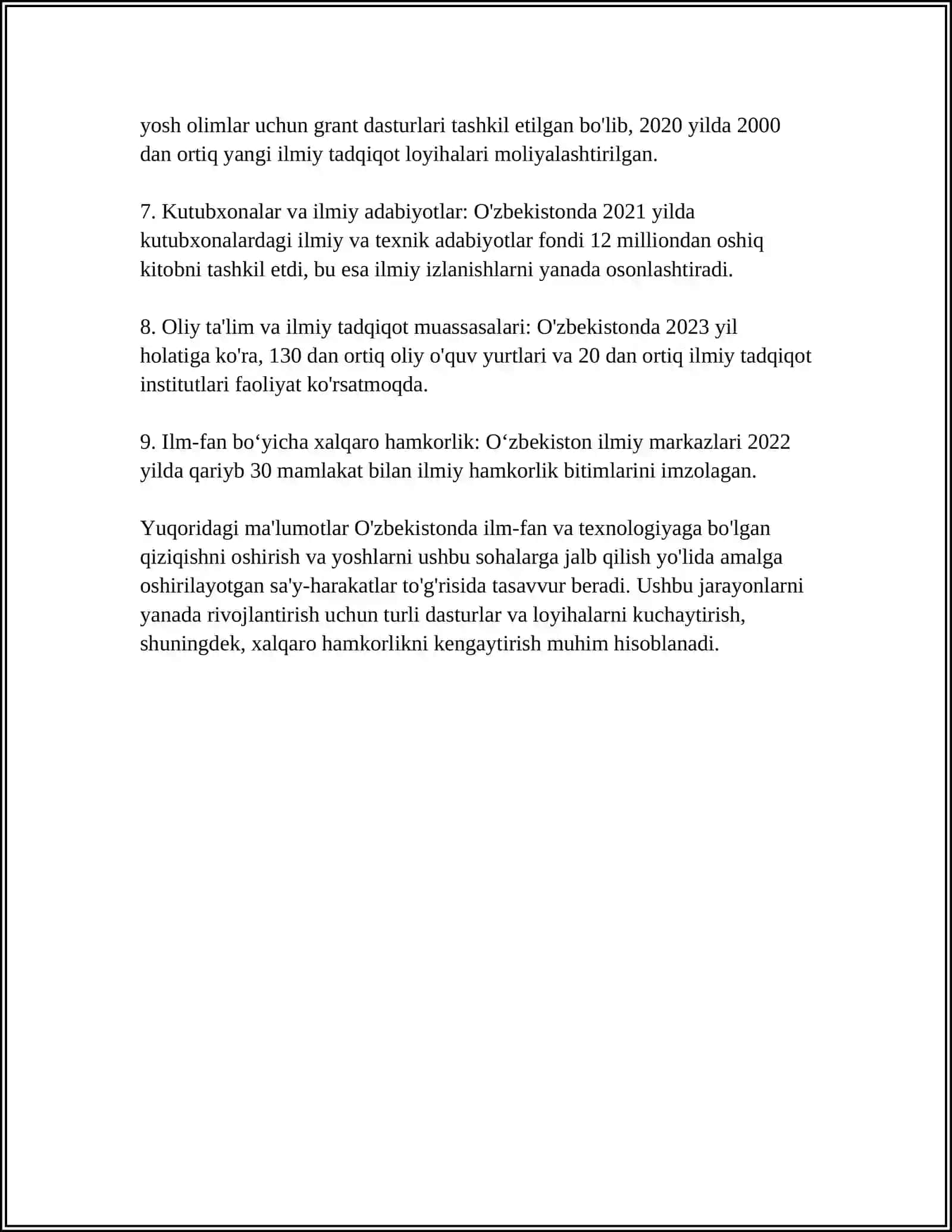 YOSHLARDA ILMIY DUNYOQARASHNI SHAKLLANTIRISH 4