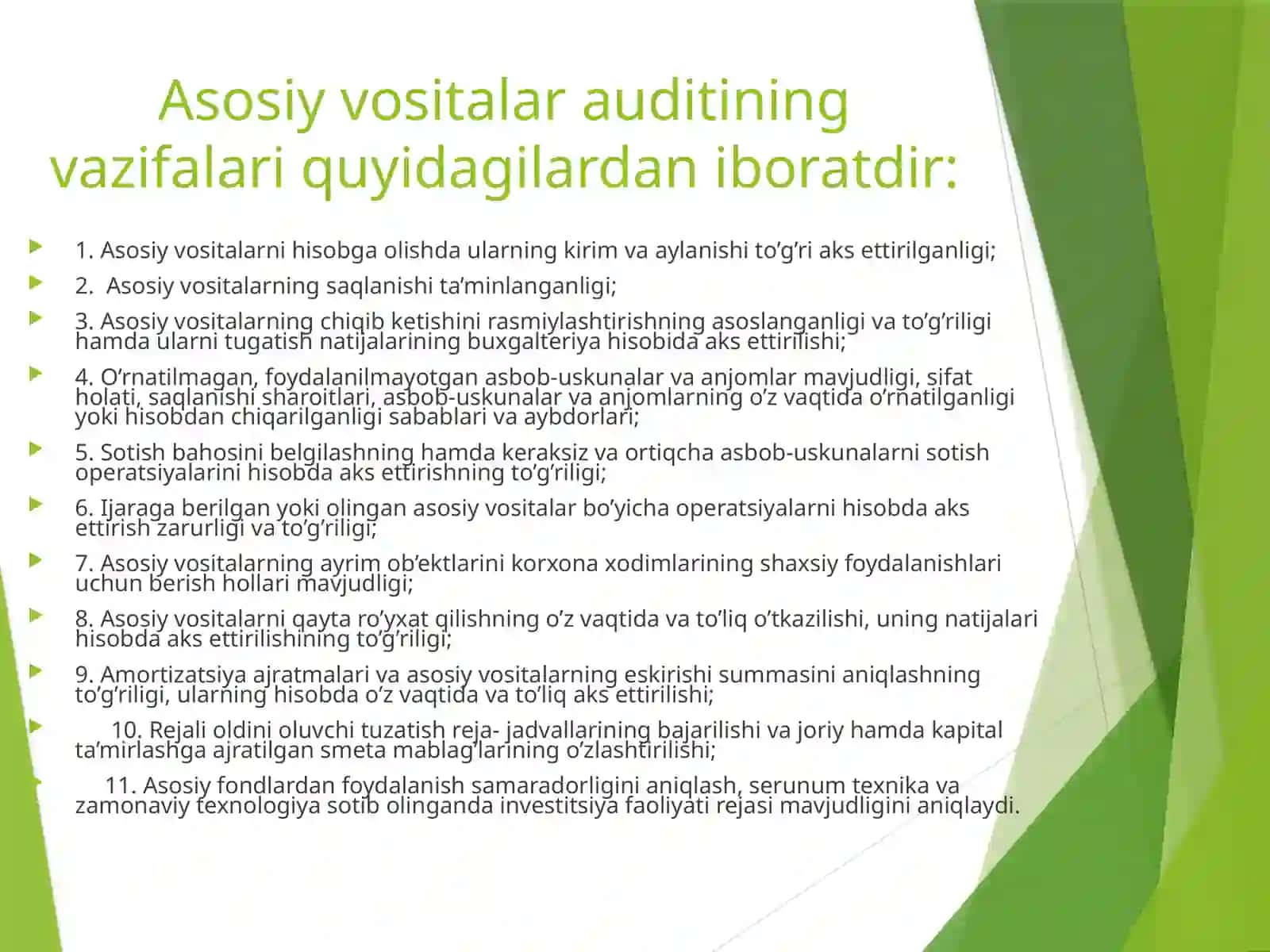 Asosiy vositalar hisobi 4