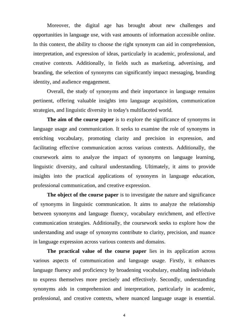 COURSE PAPER 4