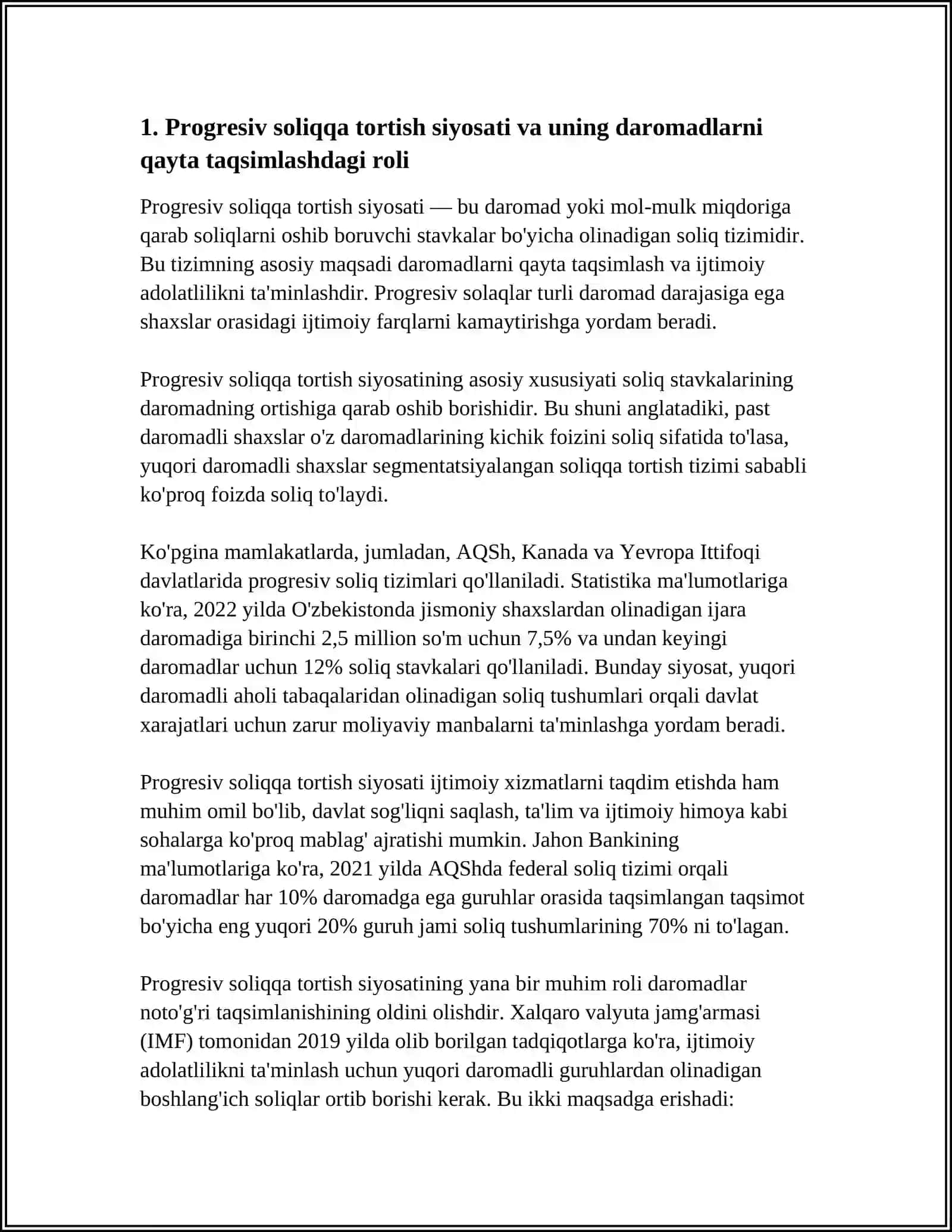 IQTISODIY SIYOSATDA DAROMADLARNING QAYTA TAQSIMLASHNING ASOSIY CHORALARI 4