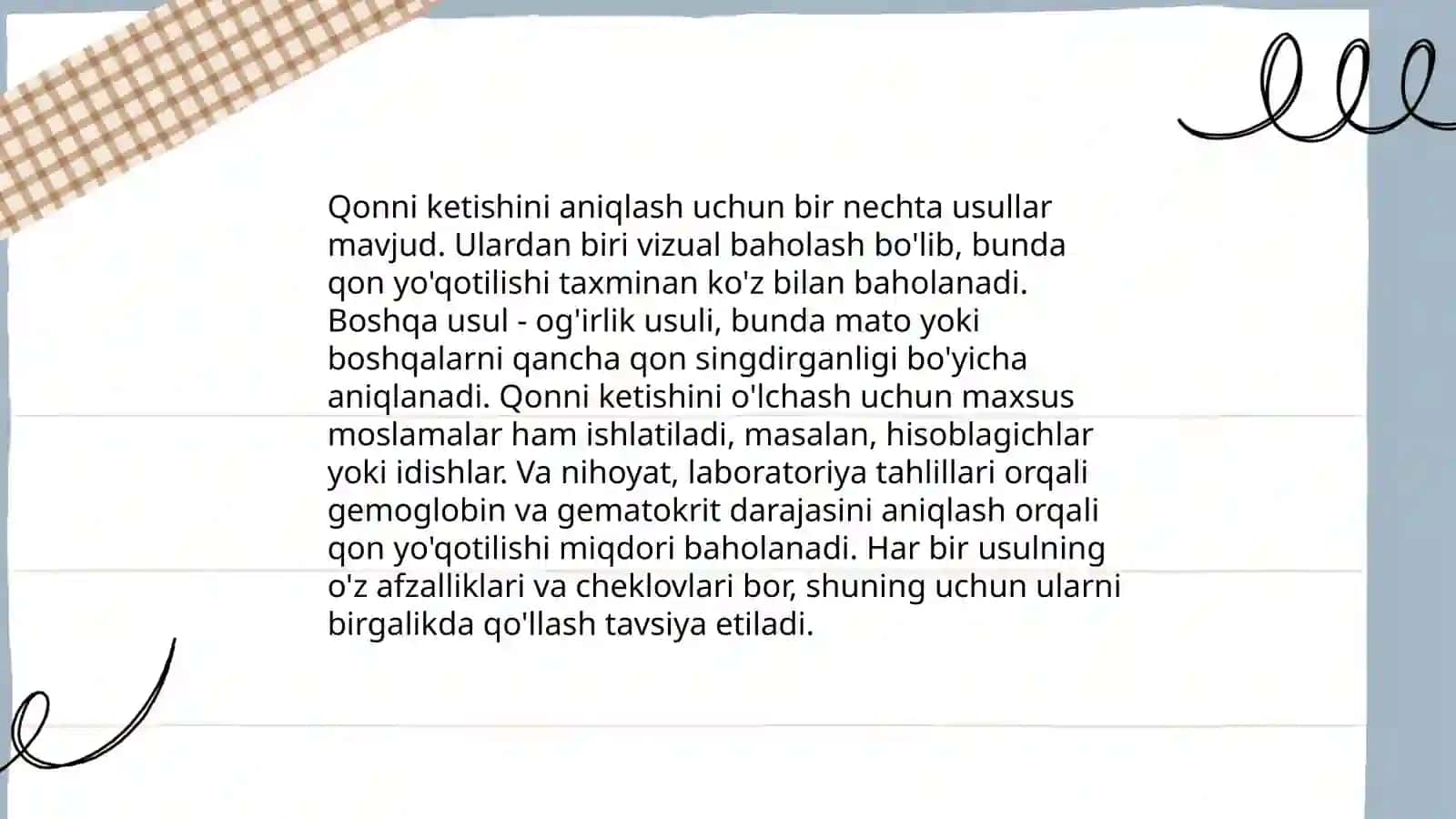 Qon ketishi va qon yõqotish 4