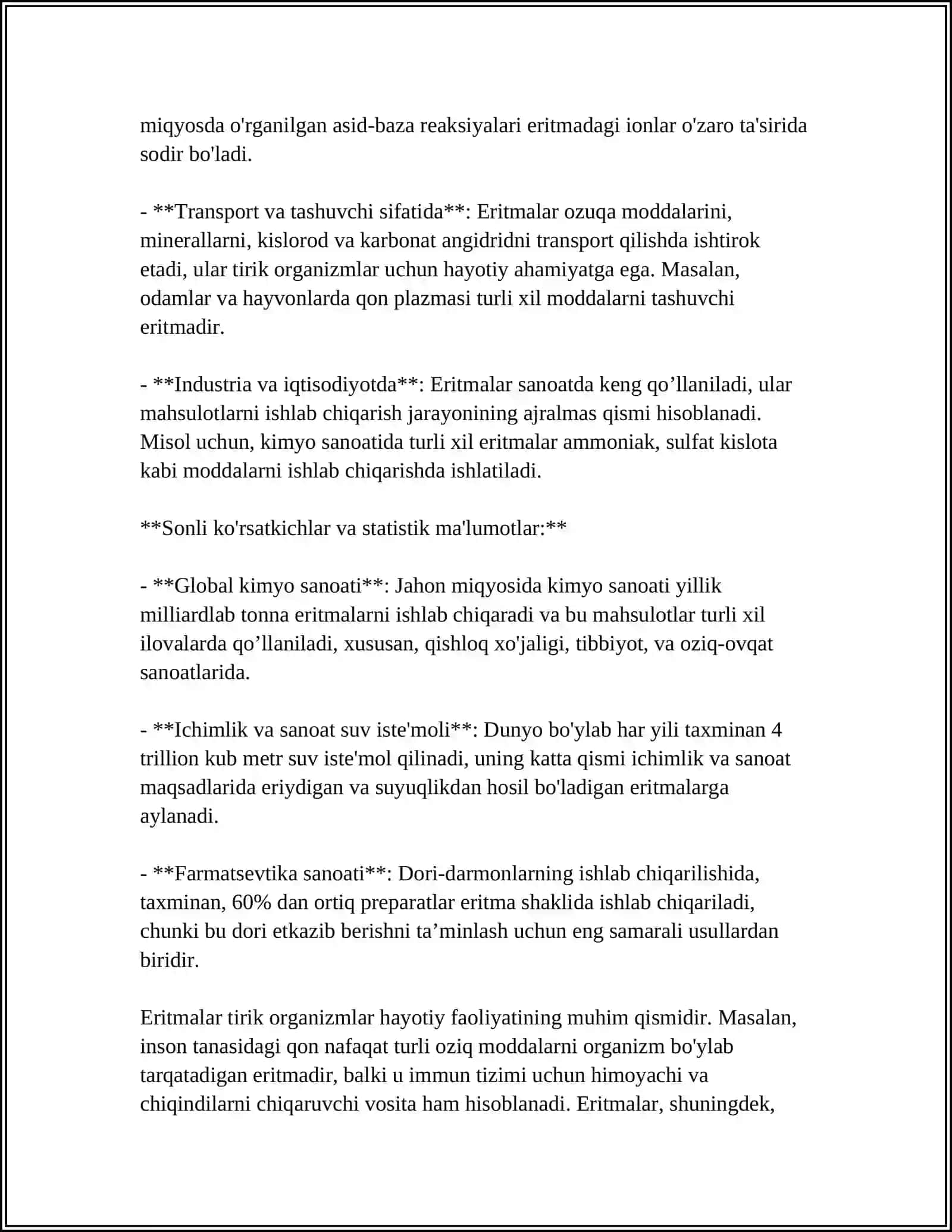 ETIL SPIRTINI SUVSIZ ERITMALARNI TAYYORLASHDA QO‘LLASH QOIDALARI 4