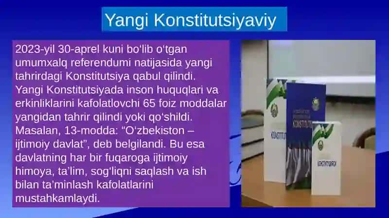 Zamonaviy O‘zbekistonda huquq tizimi 4