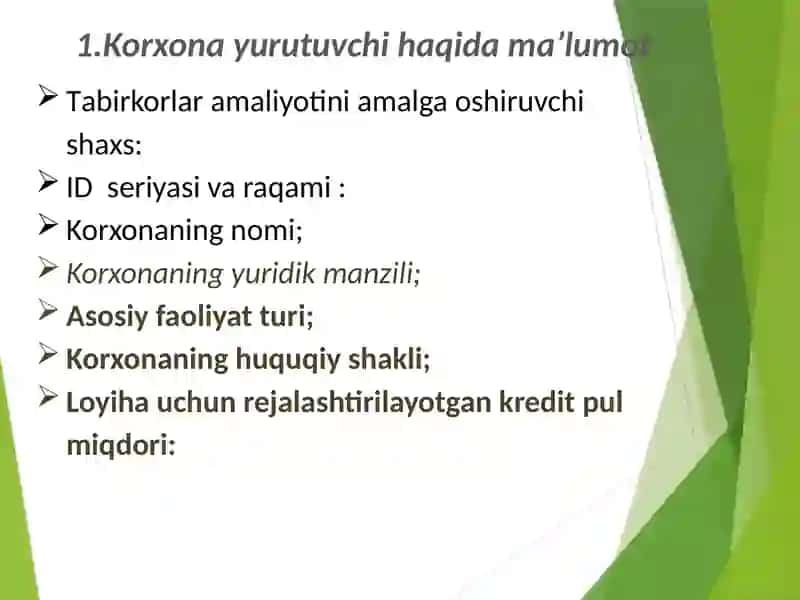 Strategik rejalashtirish va biznes-rejani ishlab chiqish 4
