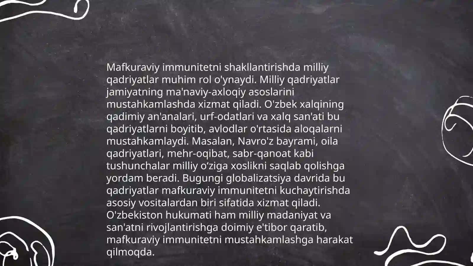 Yoshlarda mafkuraviy immunitetni mustahkamlashda milliy gʻoyaning ahamiyati 4