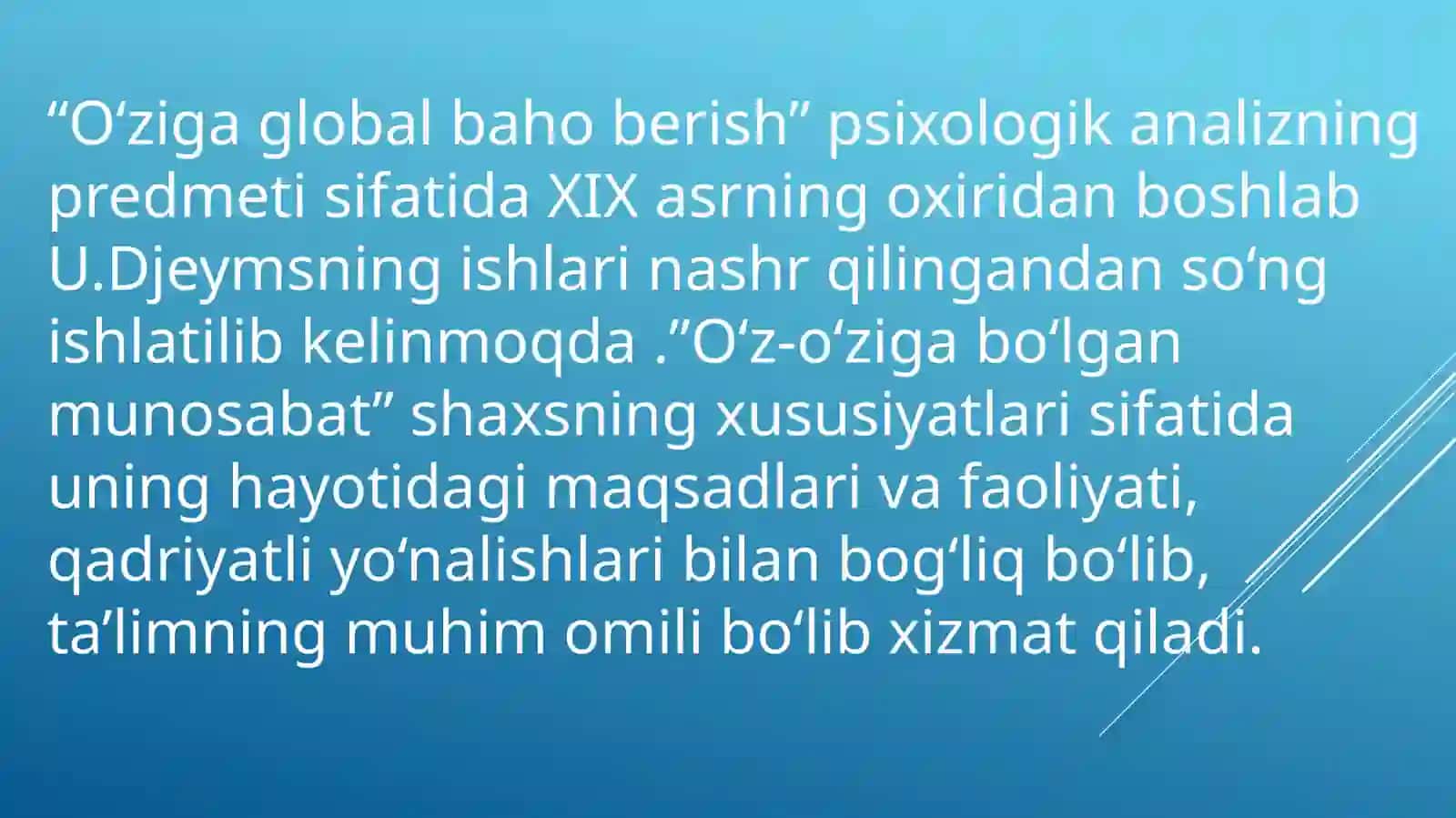 Ijtimoiy psixologiya fanidan tayyorlagan taqdimot ishi 4