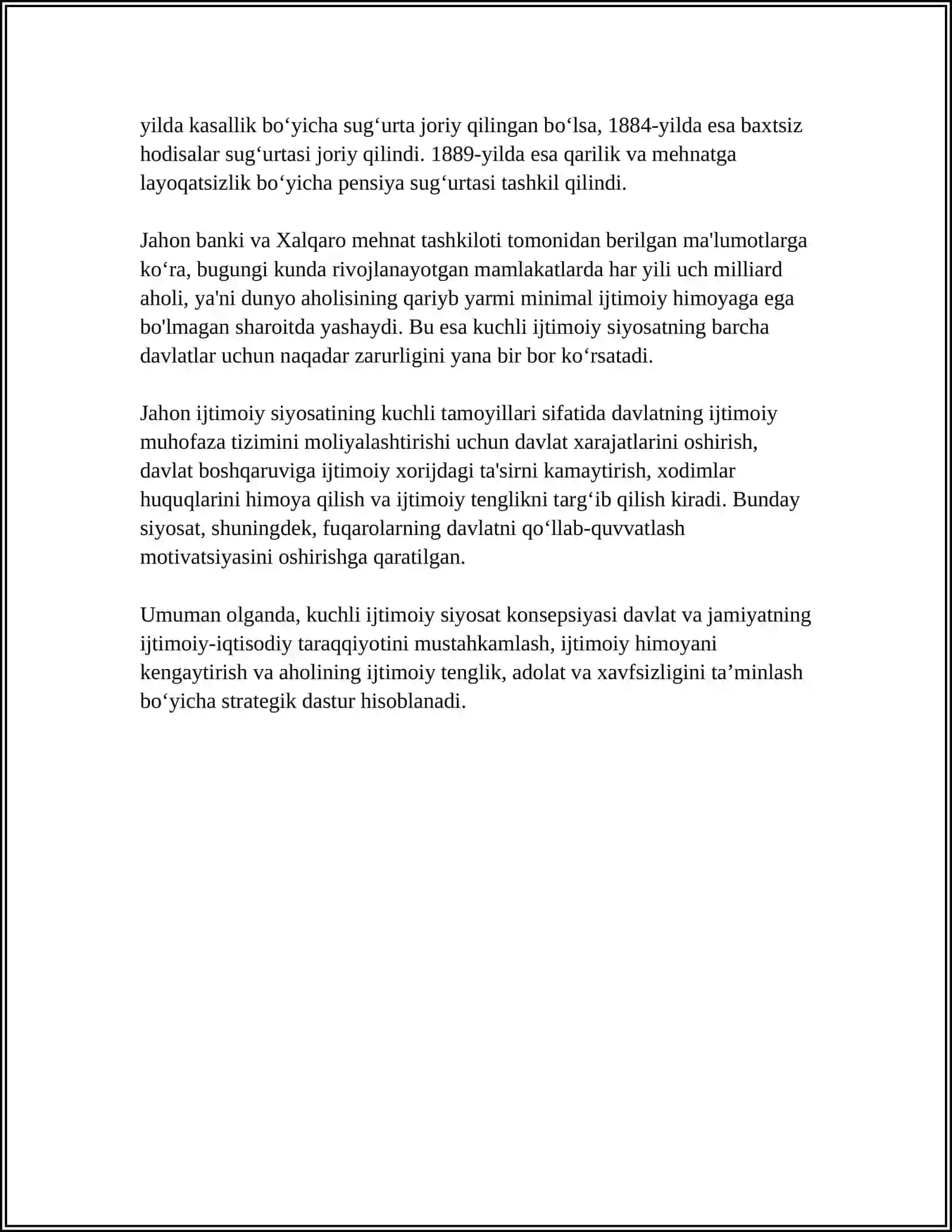 KUCHLI IJTIMOIY SIYOSAT KONSEPSIYASI 4