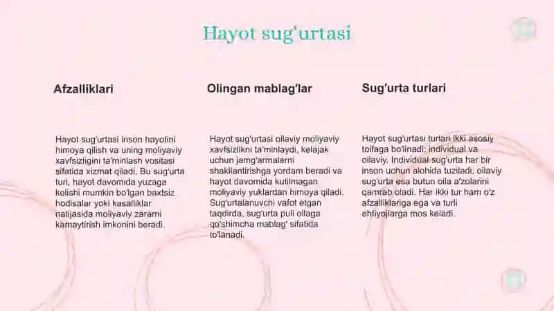 Baxtsiz hodisalar va kasalliklardan sug‘urtalash 4