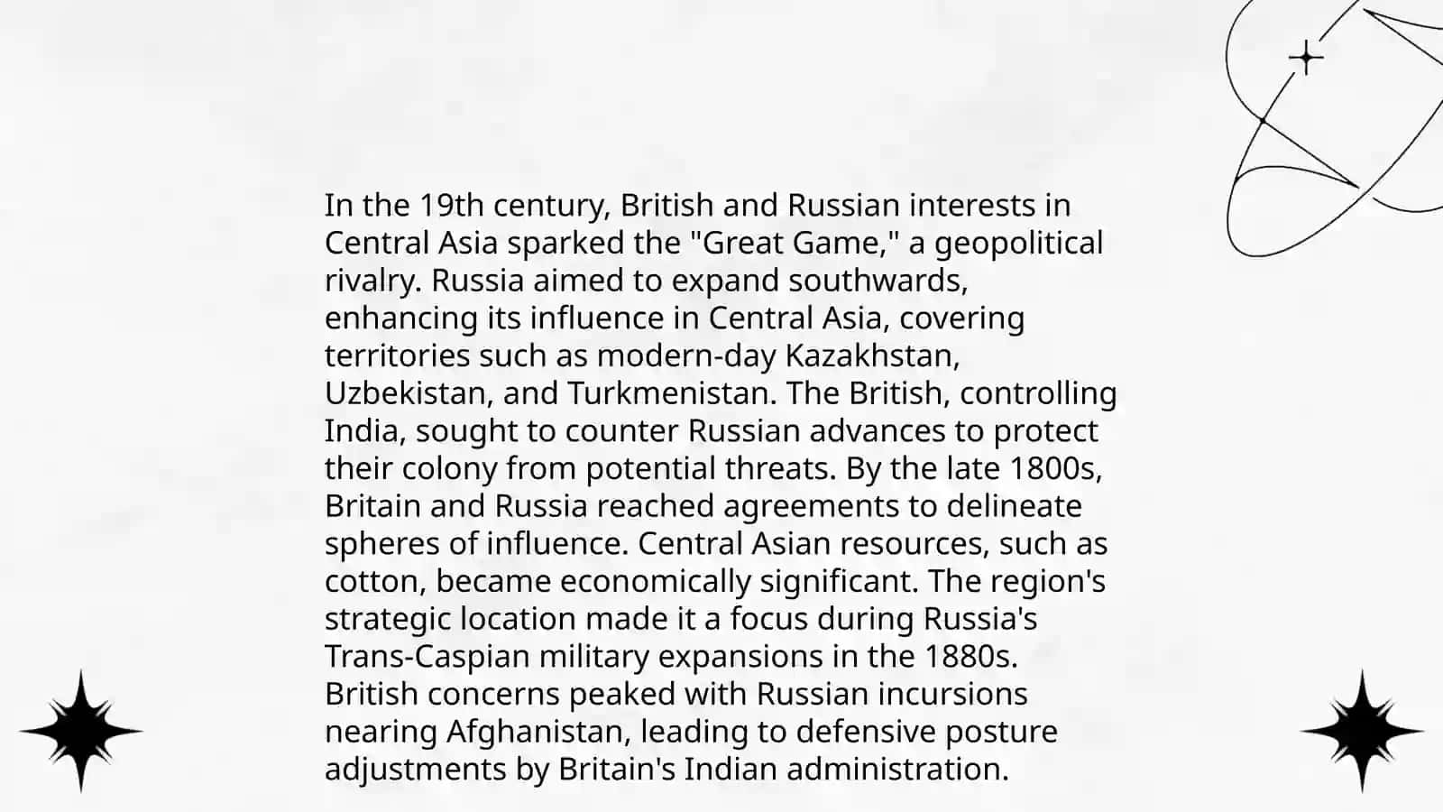 The Great Game: Central Asia in the British-Russian Rivalry 4