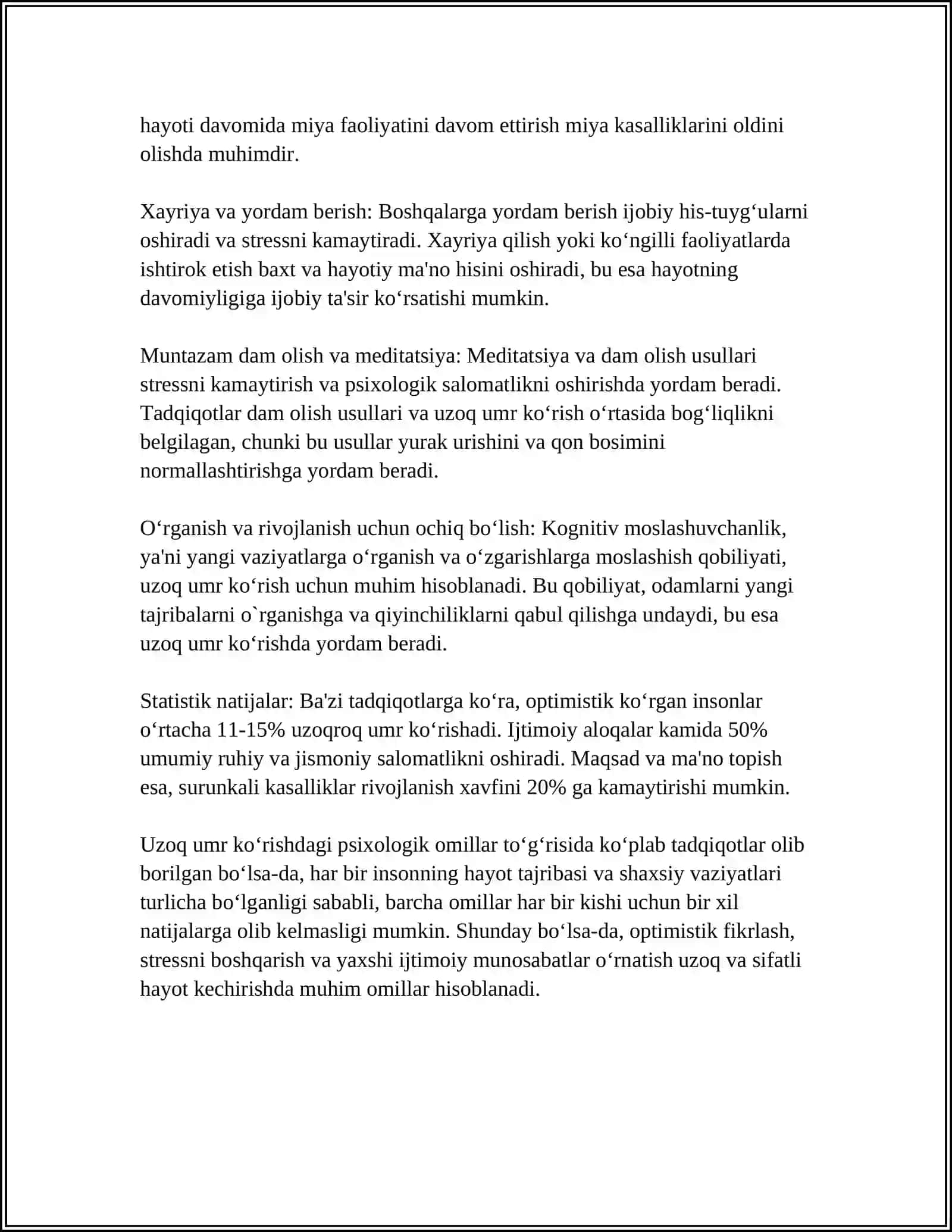 UZOQ UMR KO‘RUVCHILARNING PSIXOLOGIK XUSUSIYATLARI 4
