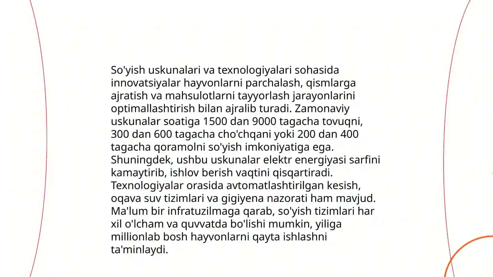 Parrandalarni so'yish va ishlov berishni mexanizatsiyalash 4