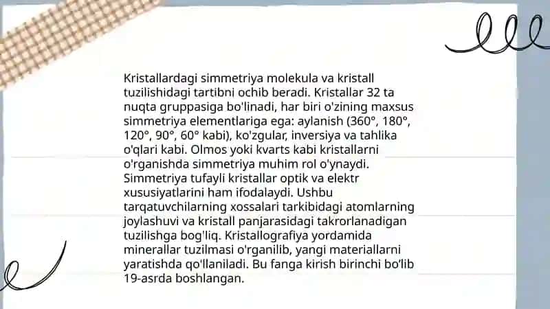 Tabiatdagi simmetriya 4