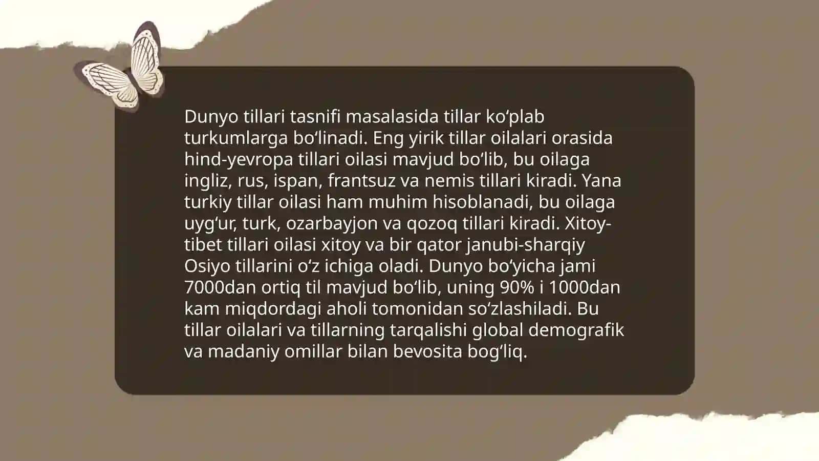 Dunyo tillari 4