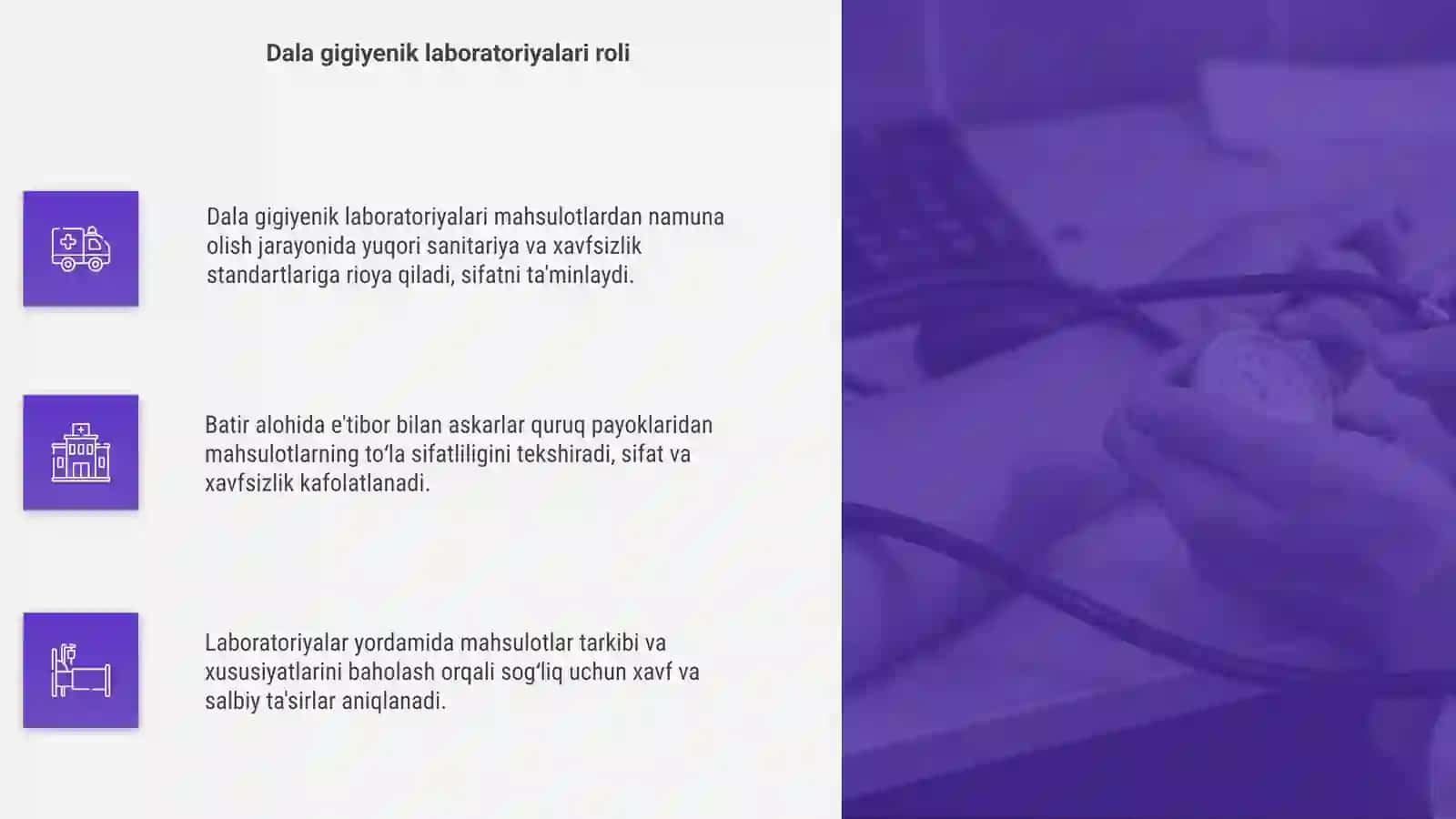 Mahsulotlardan namuna olish 4