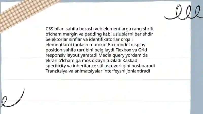 HTML asoslari va sahifa tuzilishi 4