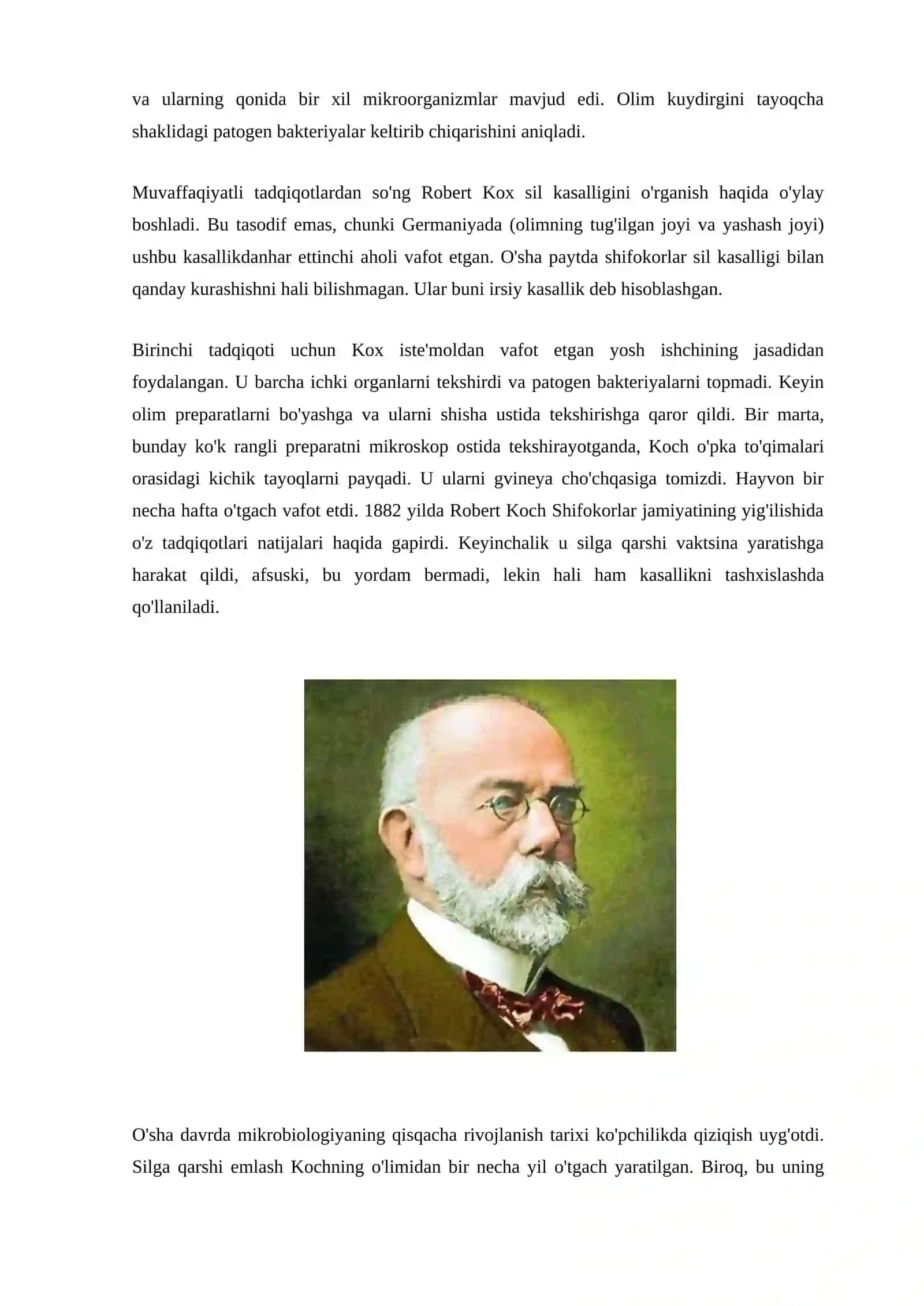 MIKROBIYOLOGIYA FANINING TARIXI VA VAZIFASI 4
