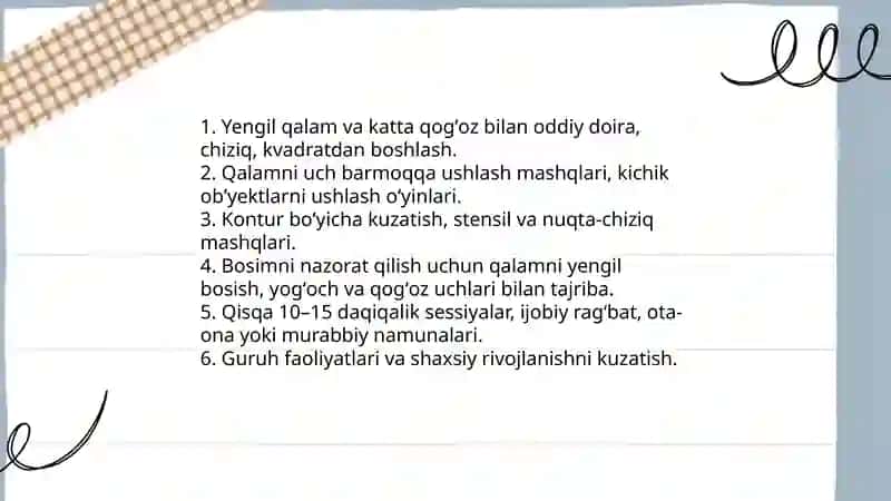 Maktabgacha yoshdagi bolalarni rаsm chizishgа oʻrgаtish usullаri 4